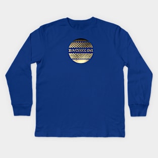 Bachelor discoball in gold Kids Long Sleeve T-Shirt